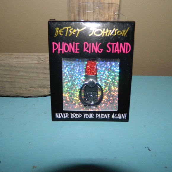 Betsey Johnson Phone Ring Stand Case - Picture 1 of 2